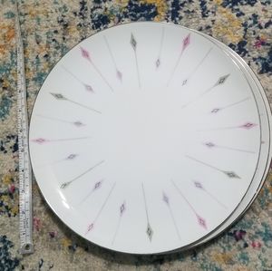 3 pc Harmony house dinner plates carousel